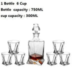 Hazelwood Crystal Glass Wine Set
