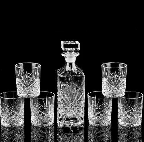 Hazelwood Crystal Glass Wine Set