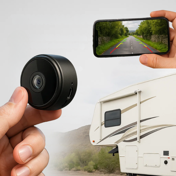 HD Wireless Backup Camera with Night Vision for RVs, Trucks and Trailers