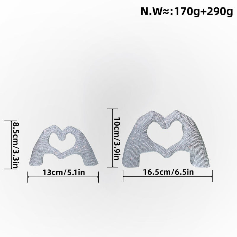 Heart Hand Sculpture | High & Bury