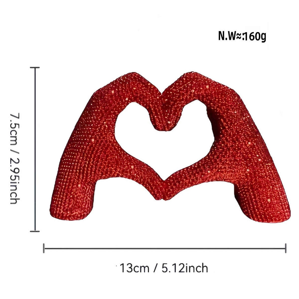 Heart Hand Sculpture | High & Bury