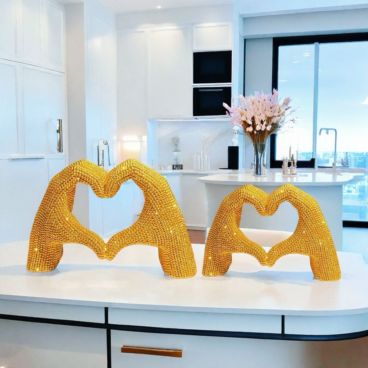 Heart Hand Sculpture | High & Bury