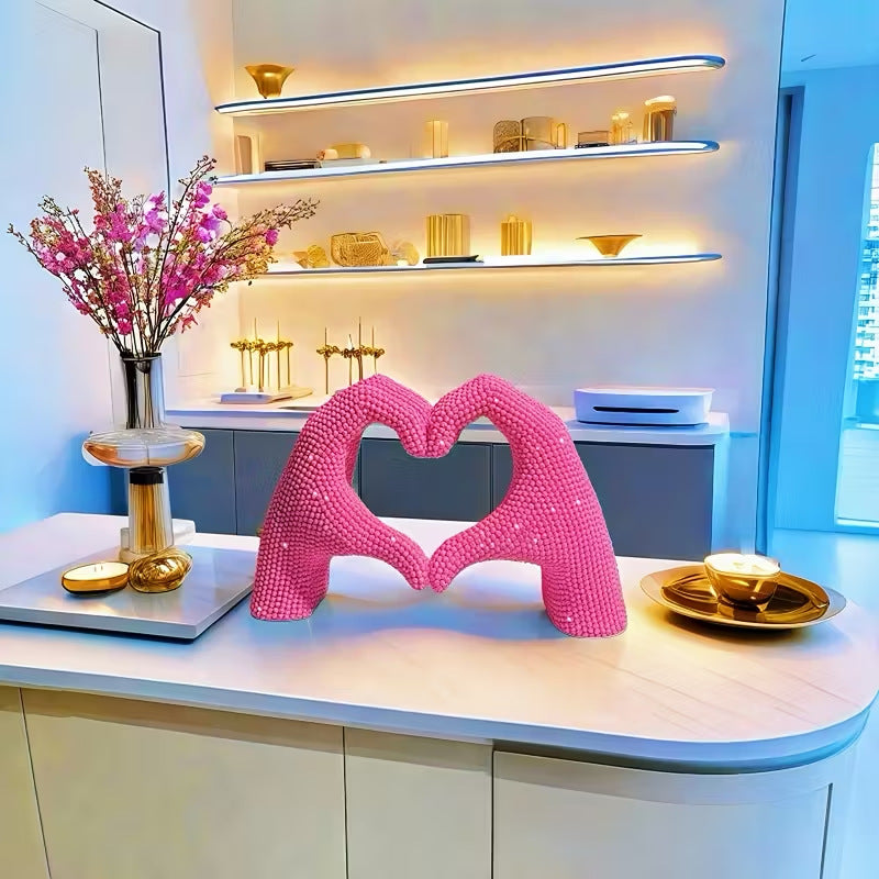 Heart Hand Sculpture | High & Bury