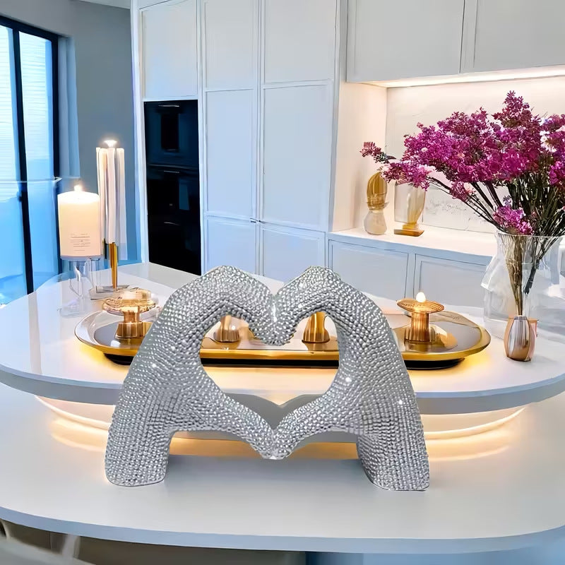 Heart Hand Sculpture | High & Bury