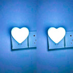 Heart-Shaped Plug-in Ambient Night Light with Soft LED Lighting | High & Bury