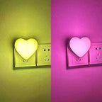 Heart-Shaped Plug-in Ambient Night Light with Soft LED Lighting | High & Bury