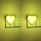 Heart-Shaped Plug-in Ambient Night Light with Soft LED Lighting | High & Bury
