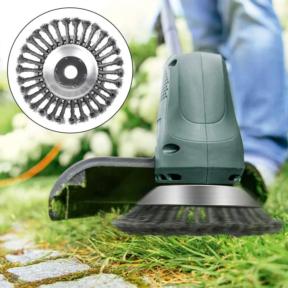 Heavy-Duty Garden Trimmer Attachment for Paths and Paving with Steel Shafts, view 3