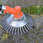 Heavy-Duty Garden Trimmer Attachment for Paths and Paving with Steel Shafts