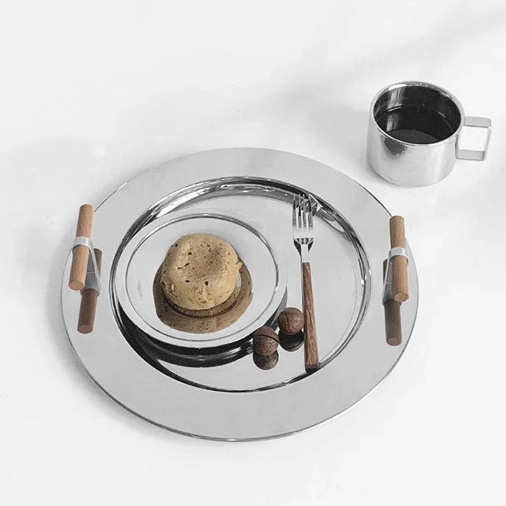 Helyra Steel Kelpmoor Tray with Juniperstone Handle