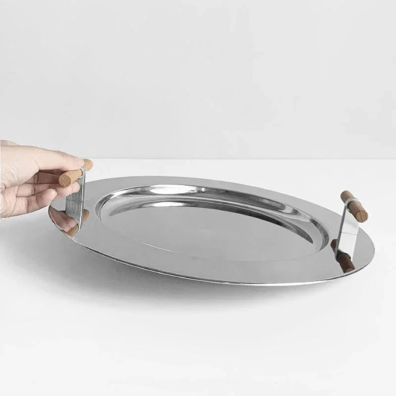 Helyra Steel Kelpmoor Tray with Juniperstone Handle
