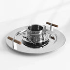 Helyra Steel Kelpmoor Tray with Juniperstone Handle