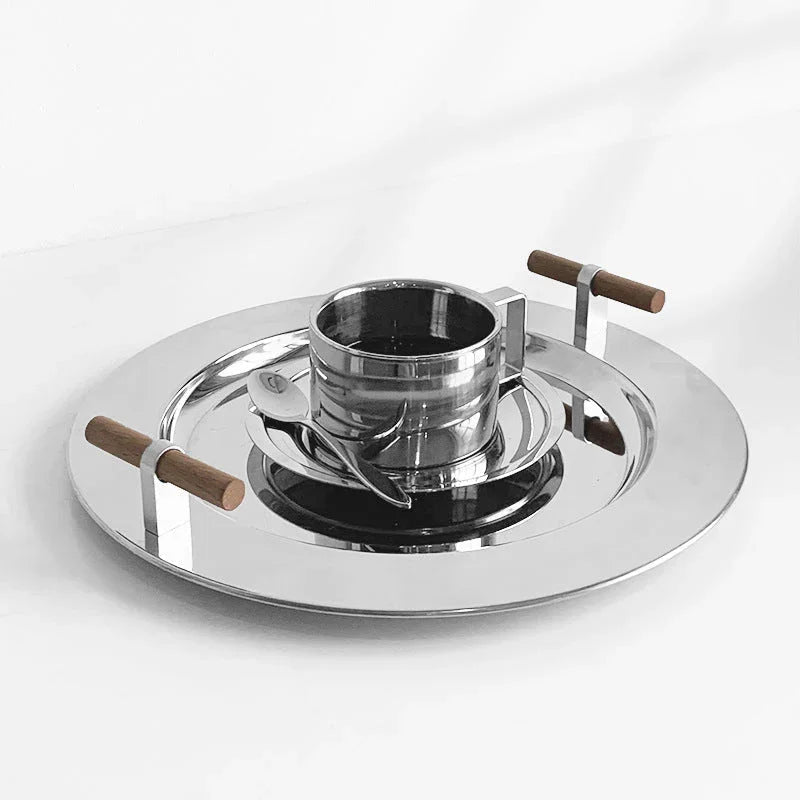 Helyra Steel Kelpmoor Tray with Juniperstone Handle