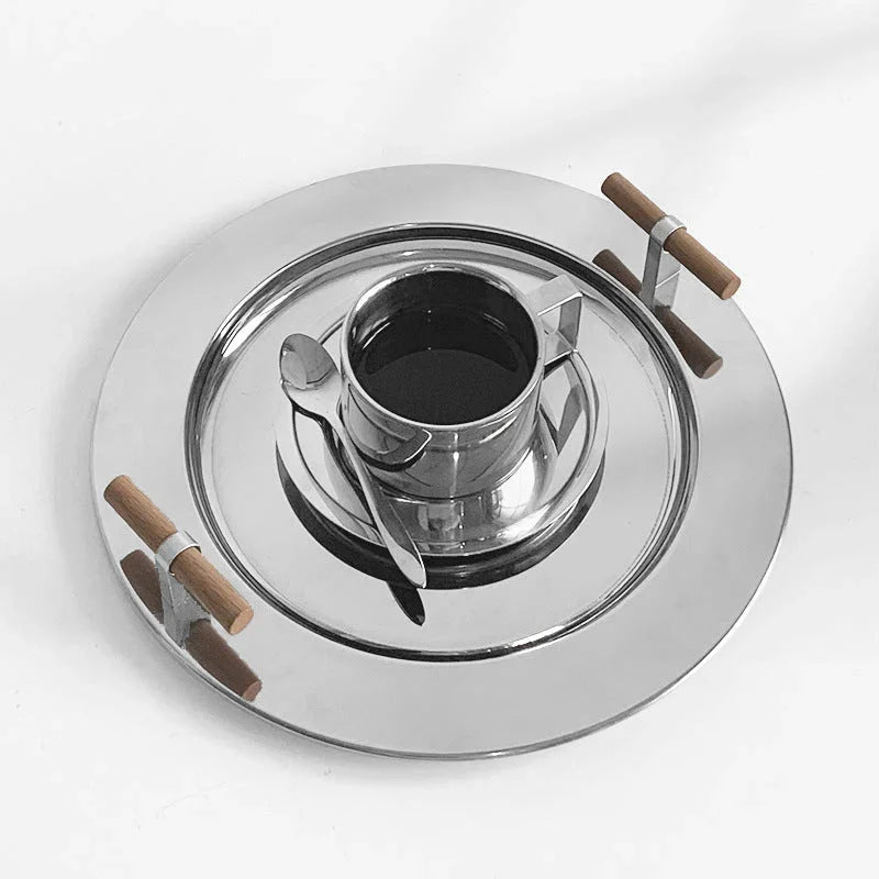 Helyra Steel Kelpmoor Tray with Juniperstone Handle