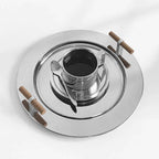 Helyra Steel Kelpmoor Tray with Juniperstone Handle