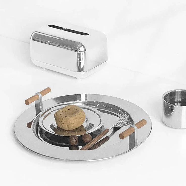 Helyra Steel Kelpmoor Tray with Juniperstone Handle