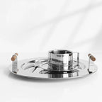 Helyra Steel Kelpmoor Tray with Juniperstone Handle