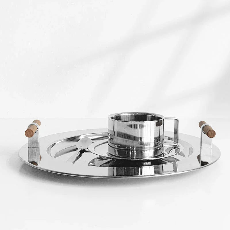 Helyra Steel Kelpmoor Tray with Juniperstone Handle