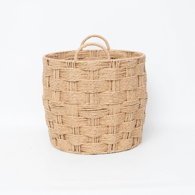 High-Quality and Decorative Storage Basket with Braided Structure | High & Bury