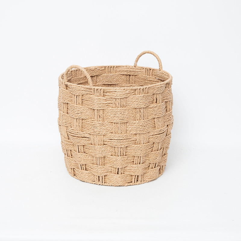 High-Quality and Decorative Storage Basket with Braided Structure | High & Bury