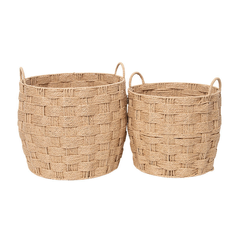 High-Quality and Decorative Storage Basket with Braided Structure | High & Bury