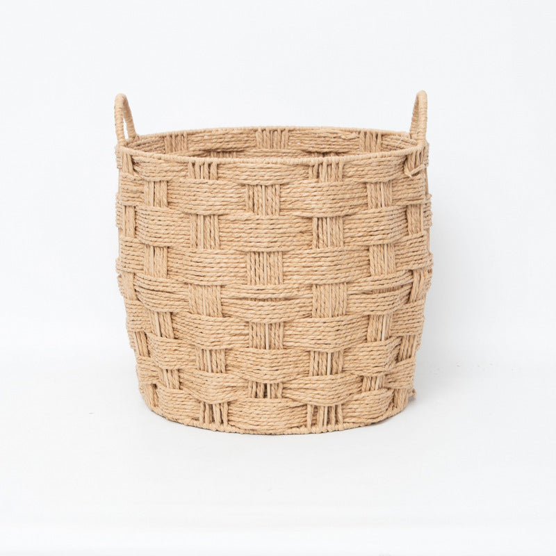 High-Quality and Decorative Storage Basket with Braided Structure | High & Bury