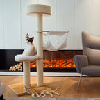 High-Quality Cat Tree with Multifunctional Resting Areas | High & Bury