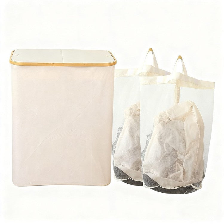 High-Quality Laundry Basket with Lid and Handle | High & Bury