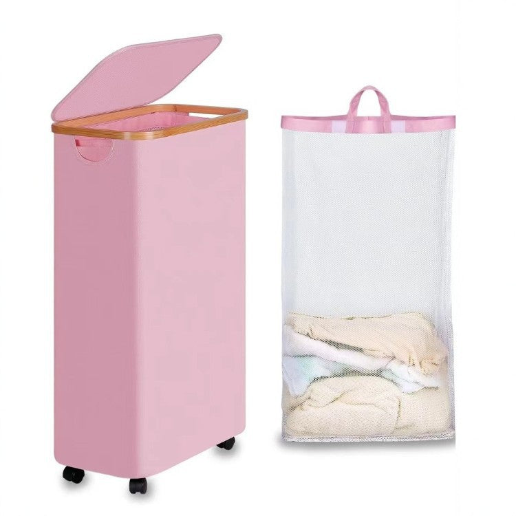 High-Quality Laundry Basket with Lid and Handle | High & Bury