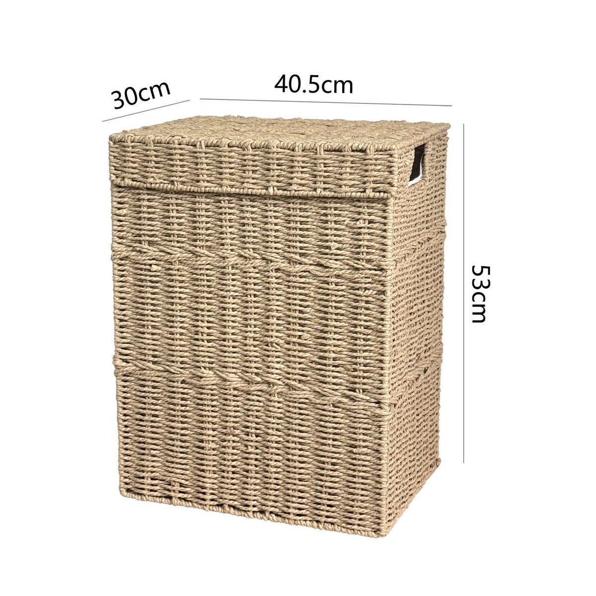 High-Quality Laundry Basket with Lid and Handles | High & Bury