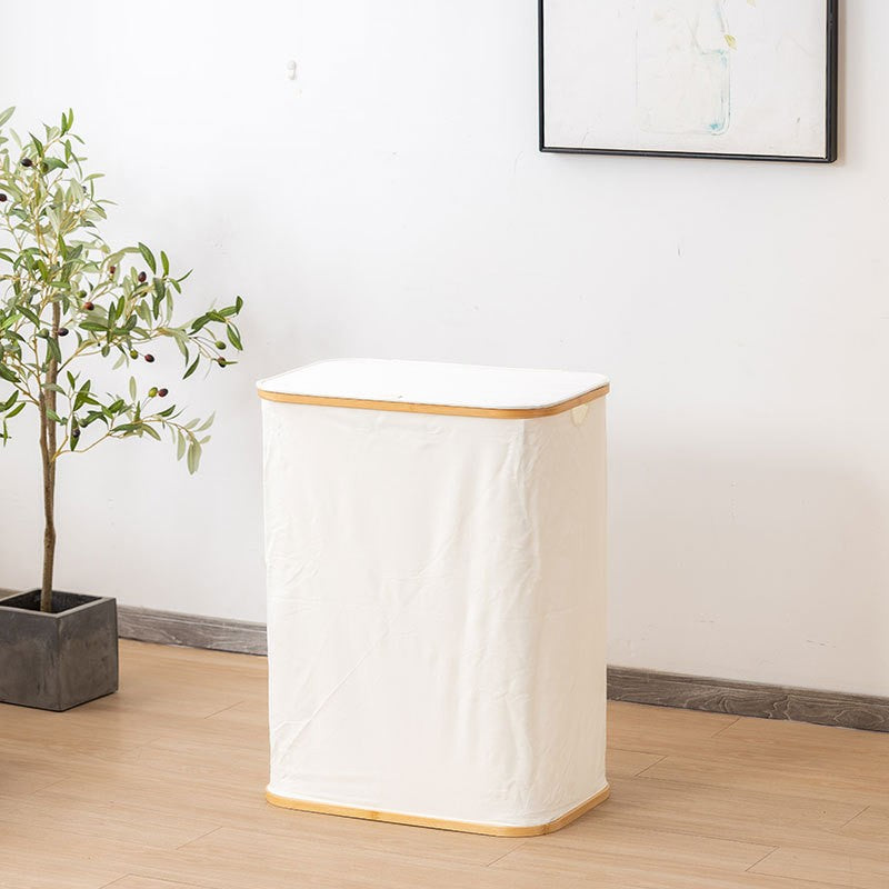 High-Quality Laundry Container with Practical and Modern Bamboo Lid | High & Bury