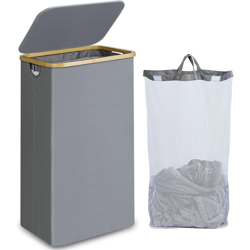 High-Quality Laundry Container with Removable Inner Bag | High & Bury