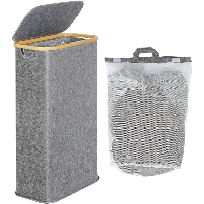 High-Quality Laundry Container with Removable Inner Bag | High & Bury