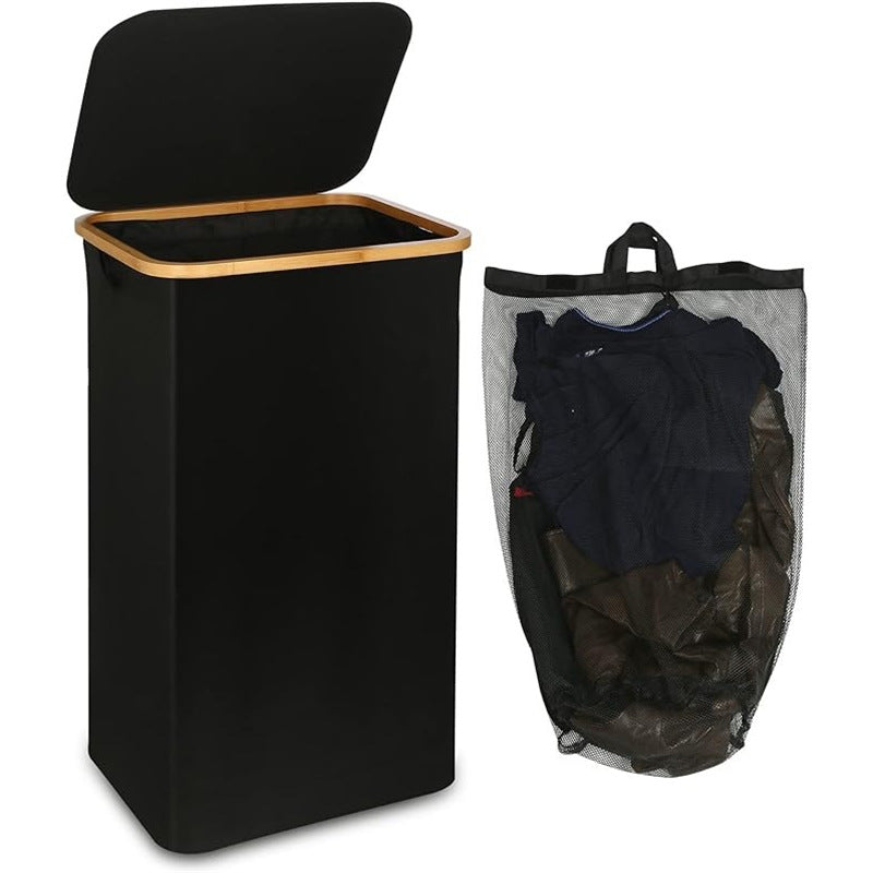 High-Quality Laundry Container with Removable Inner Bag | High & Bury