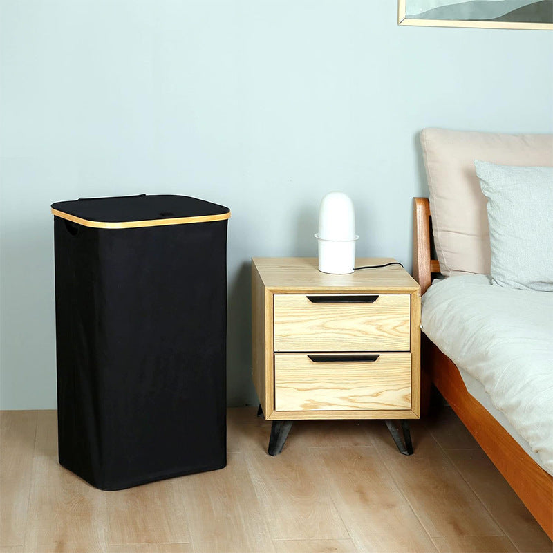 High-Quality Laundry Container with Removable Inner Bag | High & Bury
