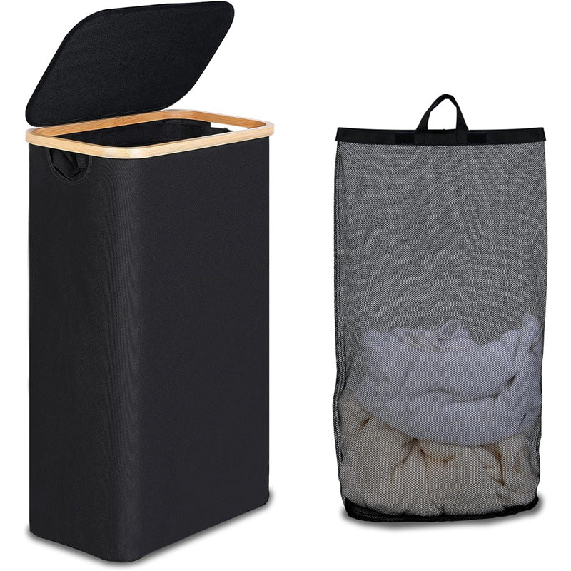 High-Quality Laundry Container with Removable Inner Bag | High & Bury