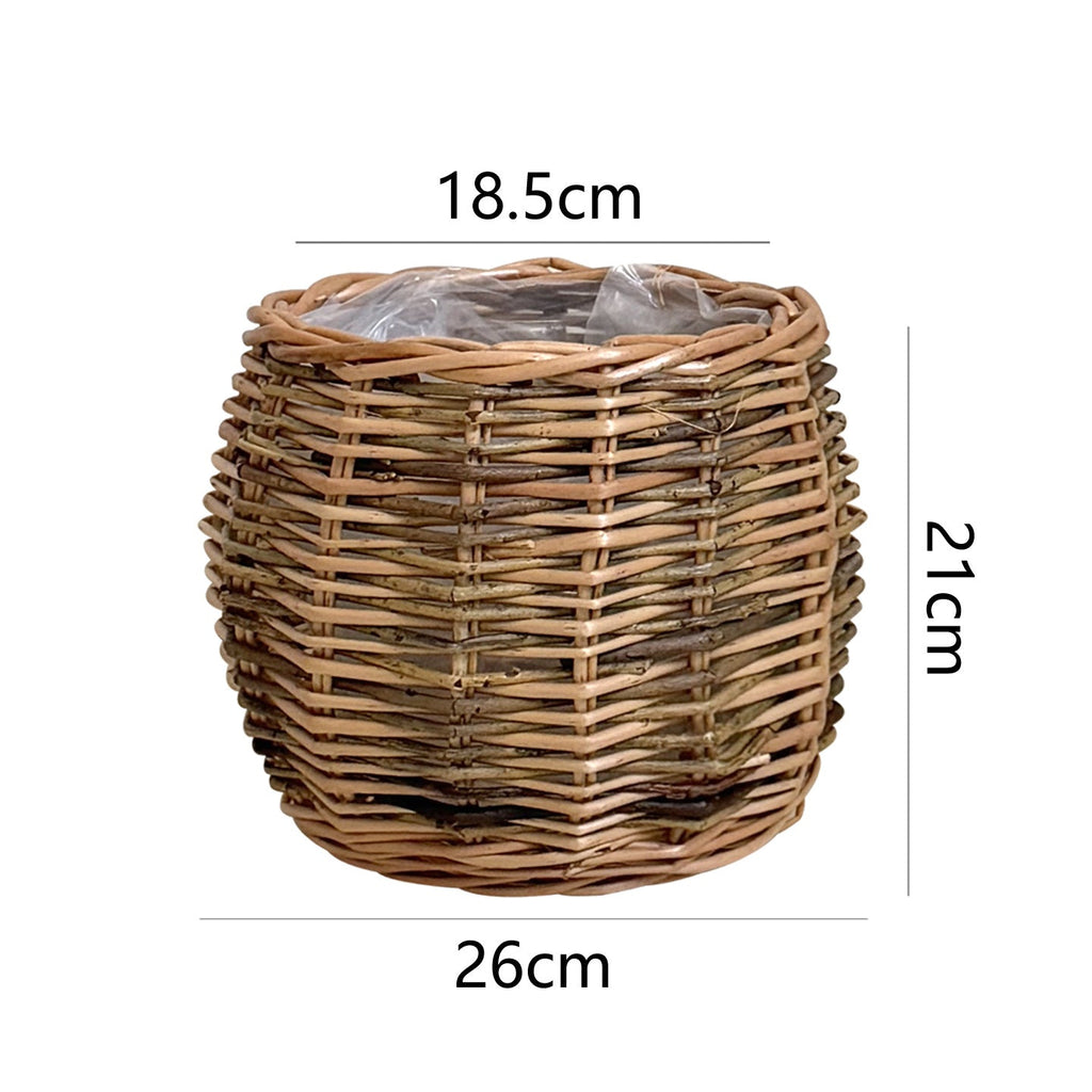 High-Quality Plant Basket made of Natural Willow | High & Bury