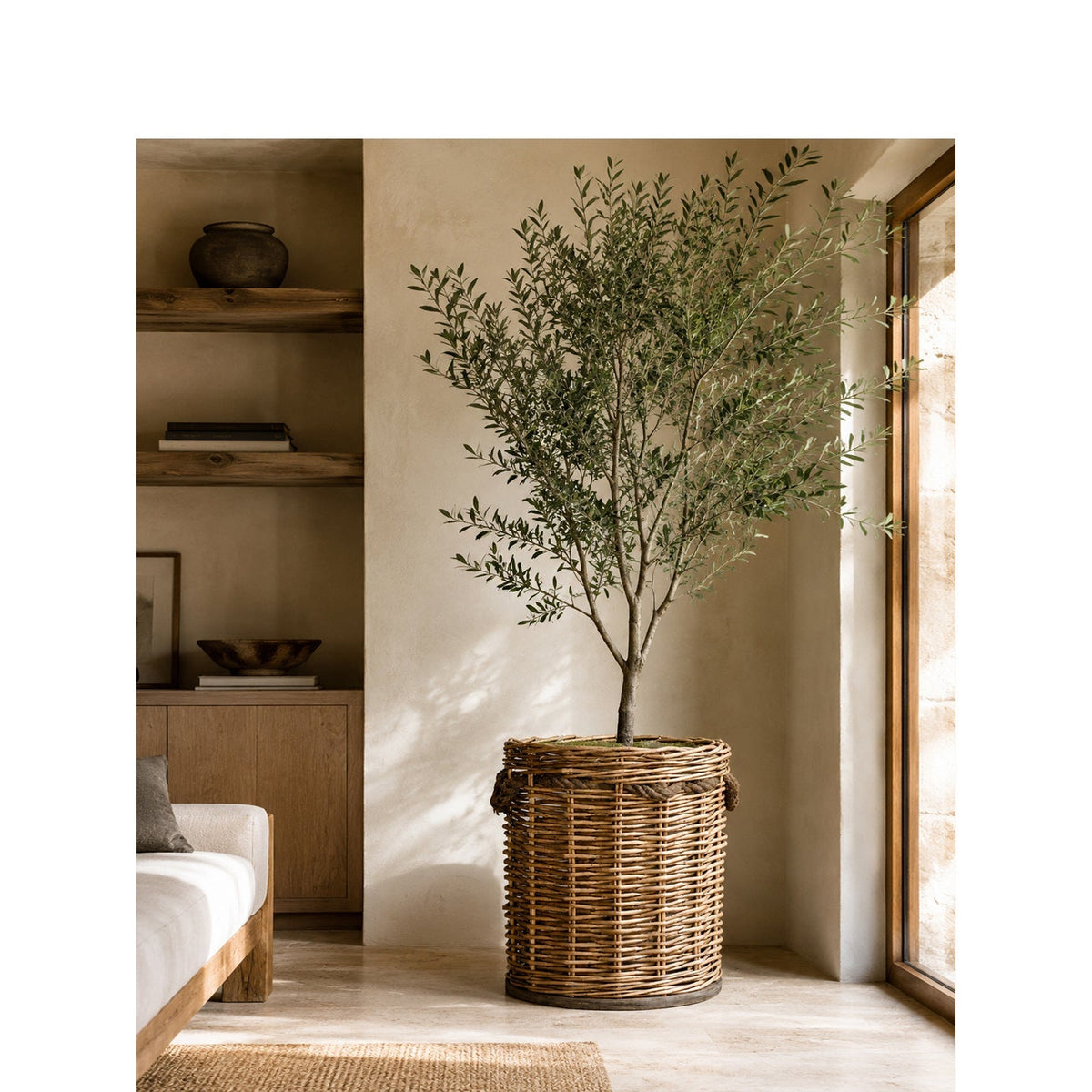 High-Quality Storage Basket made of Willow | High & Bury