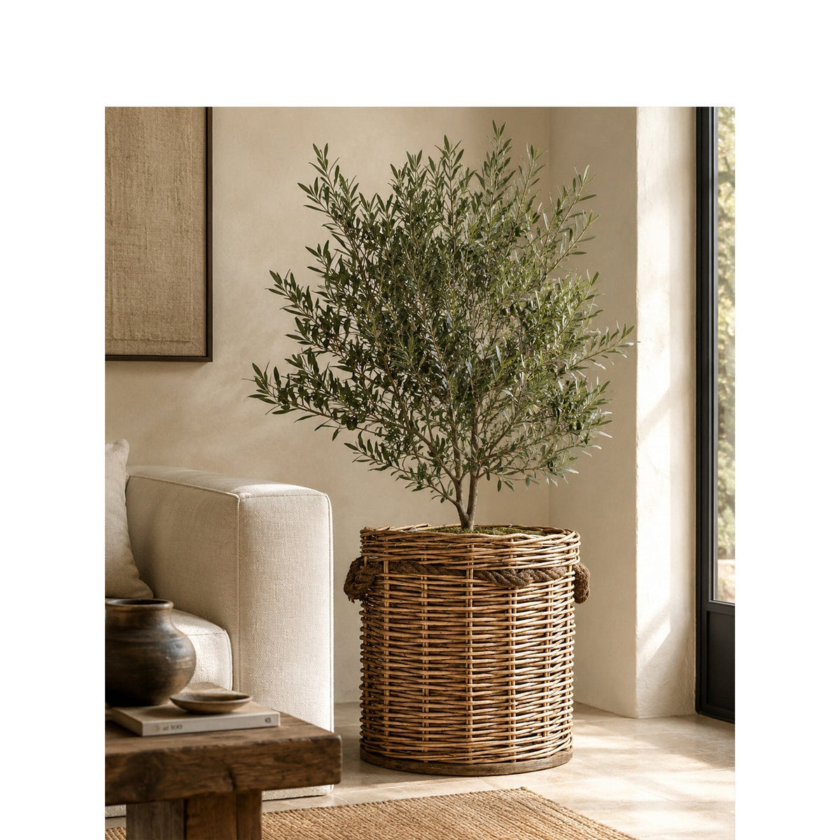 High-Quality Storage Basket made of Willow | High & Bury