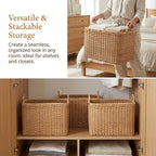 High-Quality Storage Basket with Sturdy Handles | High & Bury