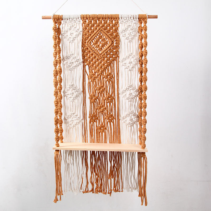 Home Decor Macrame Wall Hanging Mint Green | High & Bury