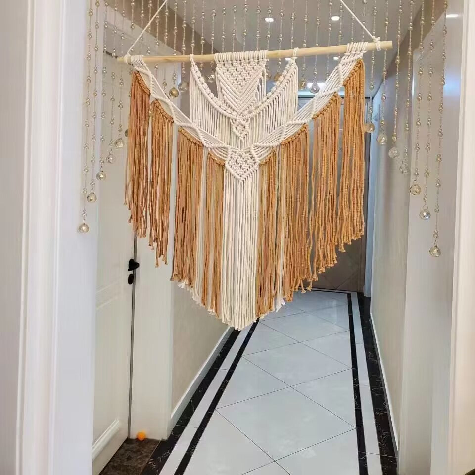Home Decor Macrame Wall Hanging Off White | High & Bury