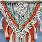Home Decor Macrame Wall Hanging Yellow | High & Bury