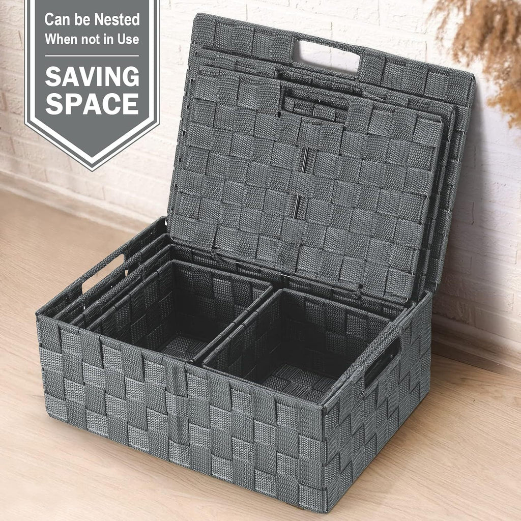 Home Organizer Storage Basket | High & Bury