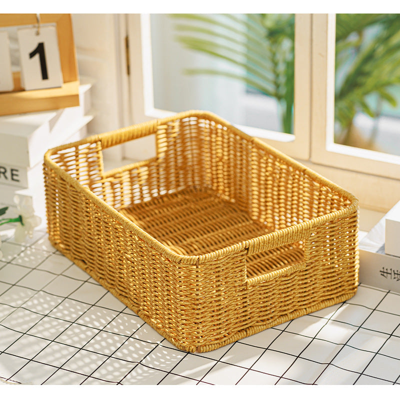 Home Storage Wicker Basket | High & Bury