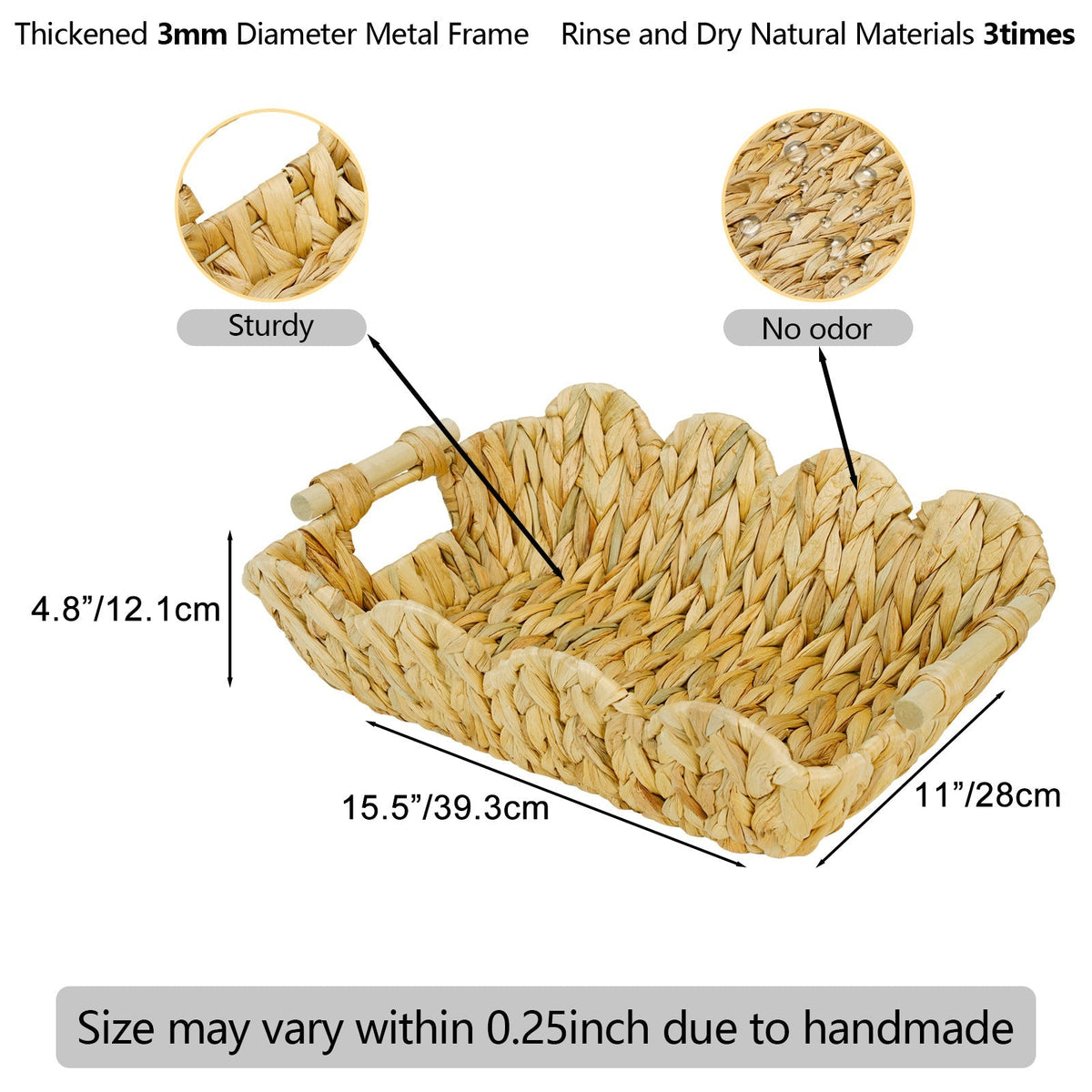 Home Storage Woven Basket | High & Bury