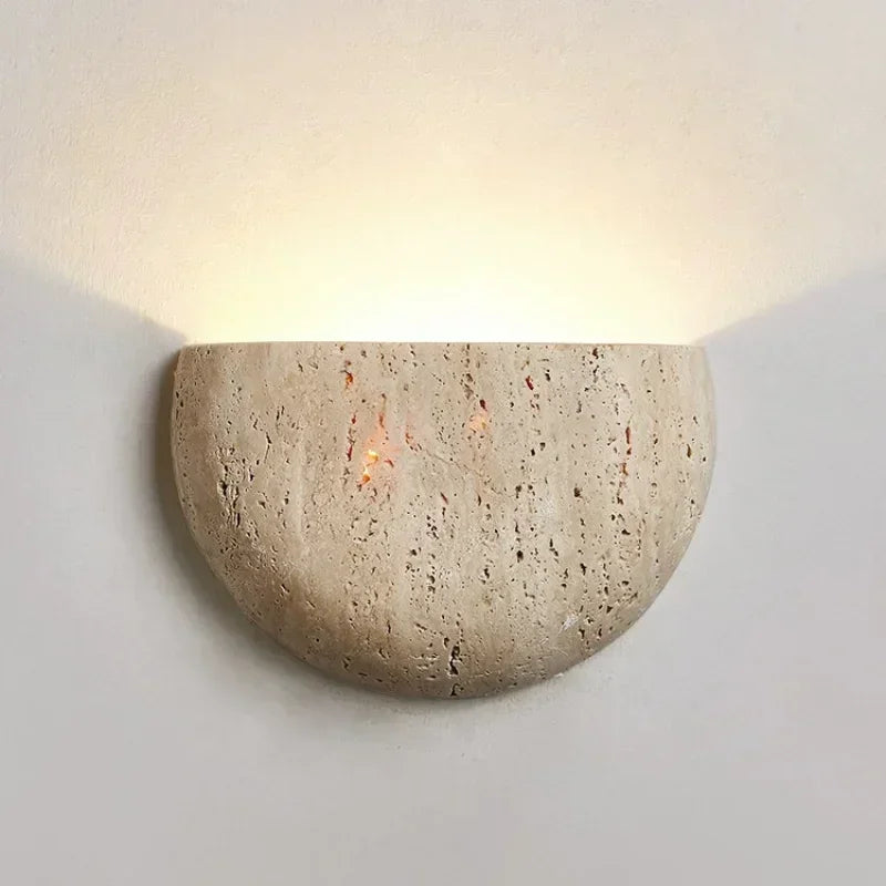 Innynta Travertine Wall Lamp