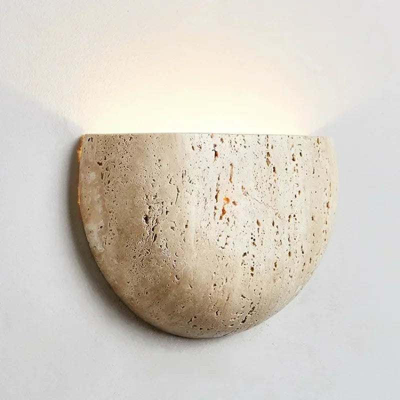 Innynta Travertine Wall Lamp