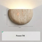 Innynta Travertine Wall Lamp