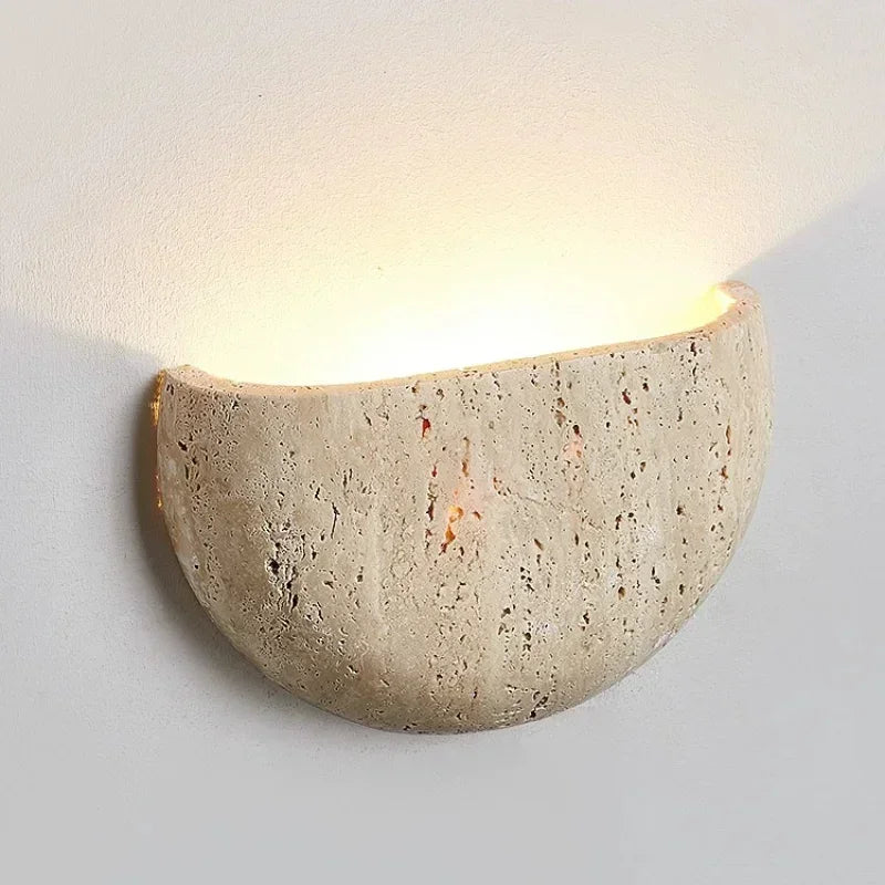 Innynta Travertine Wall Lamp
